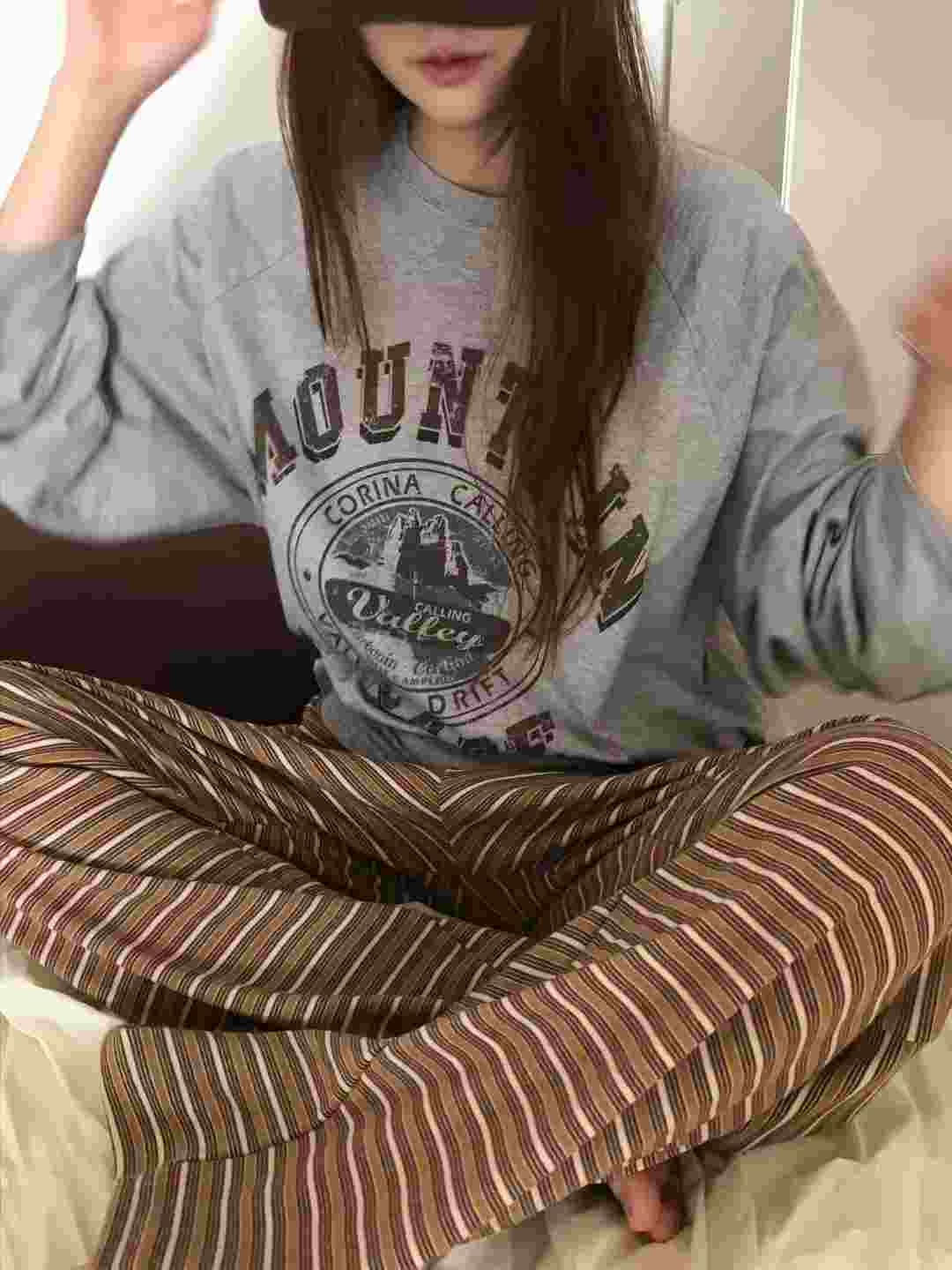 CALLMYNAME韓國代購㊣女裝新品職業熱賣休閑人氣25秋冬長袖T恤Call my name長袖T恤