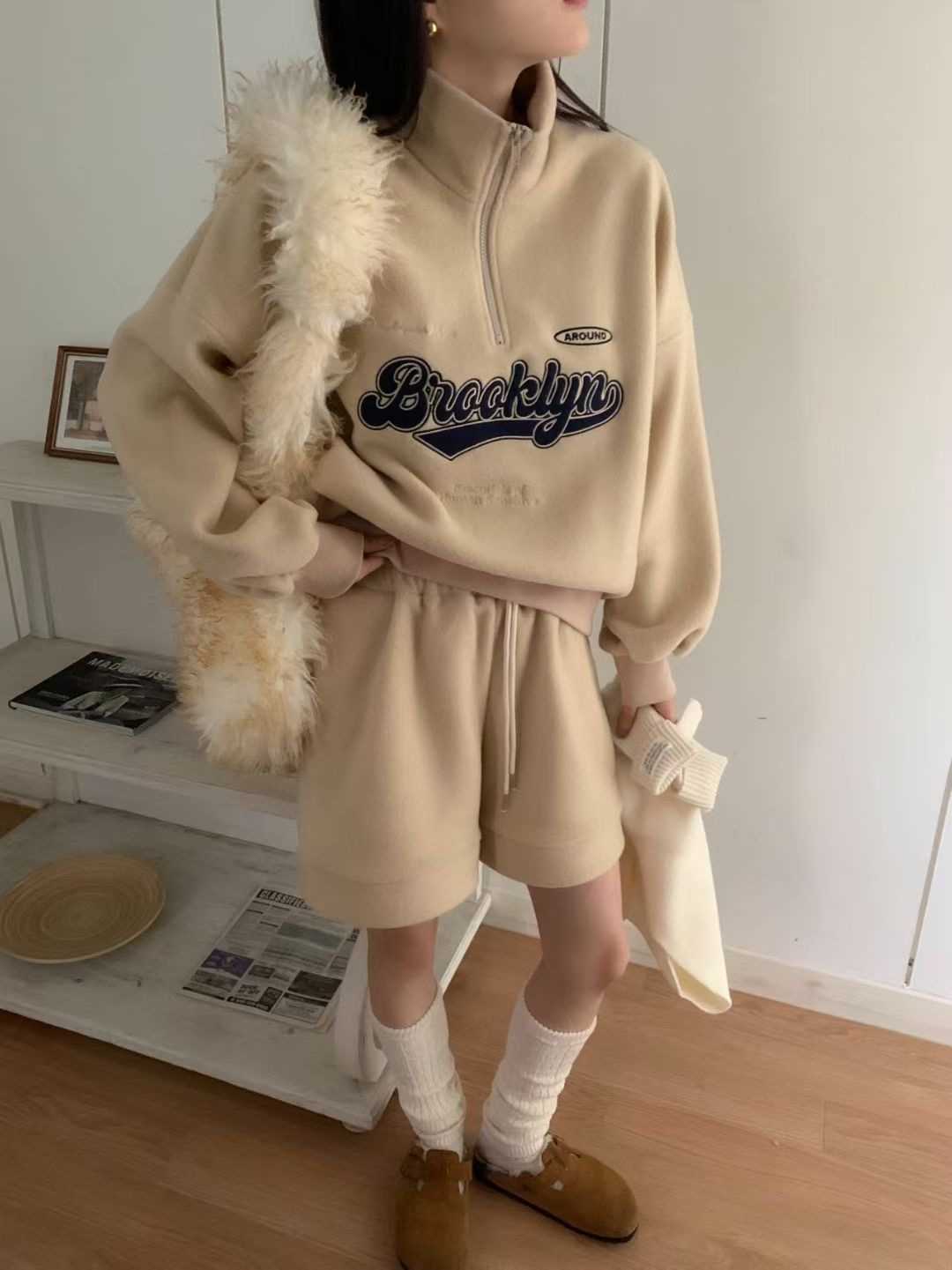 CALLMYNAME韓國代購㊣女士新款推薦熱賣人氣職業時尚25秋冬衛衣Call my name衛衣