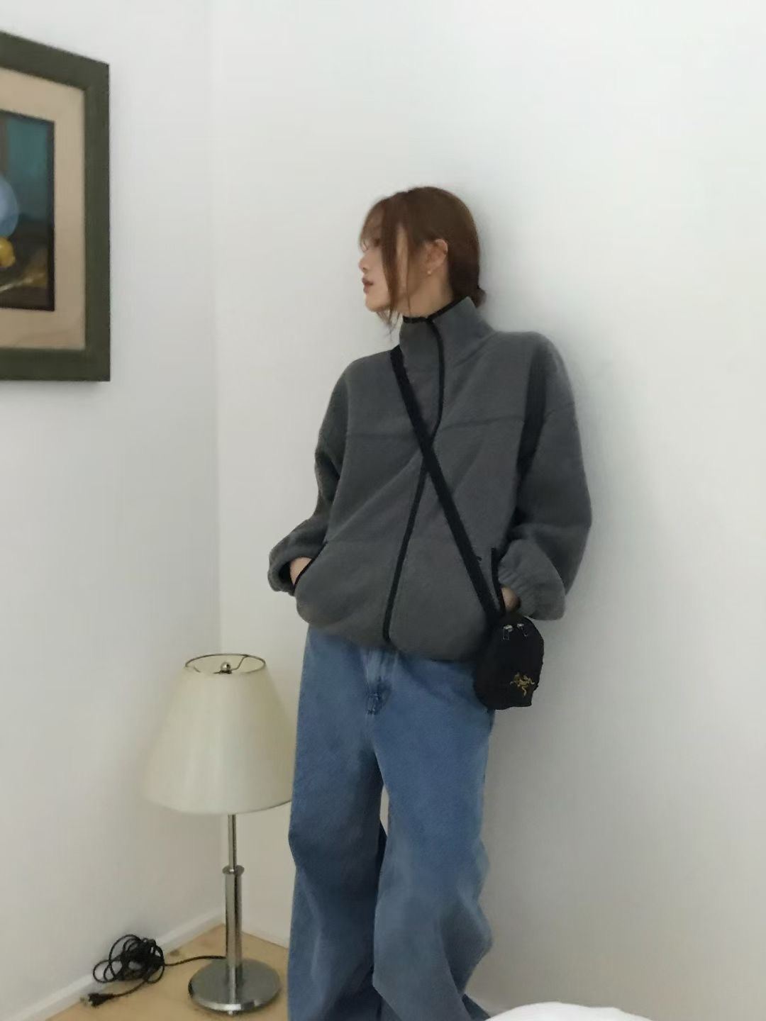 CALLMYNAME東大門㊣實拍女裝新款時尚職業真品熱賣夾克羊毛Call my name夾克