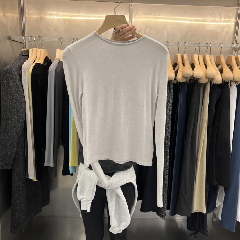 ESSENCE東大門㊣代購女裝新品真品人氣休閑25秋冬職業長袖T恤ESSENCE長袖T恤