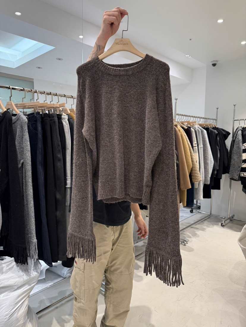 THE BRUNCH東大門㊣代購女士新款真品推薦休閑職業針織衫圍巾THE BRUNCH針織衫