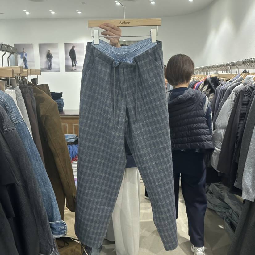 ACKER東大門㊣代購女裝新款人氣職業推薦真品熱賣休閑褲格子ACKER休閑褲
