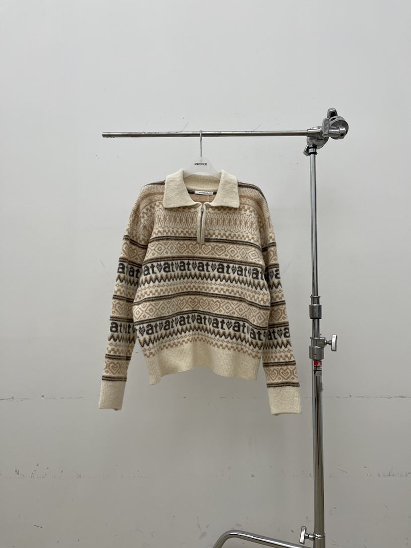 ATMOSPHERE東大門㊣實拍女裝新品職業真品推薦25秋冬針織衫ATMOSPHERE/BLING針織衫