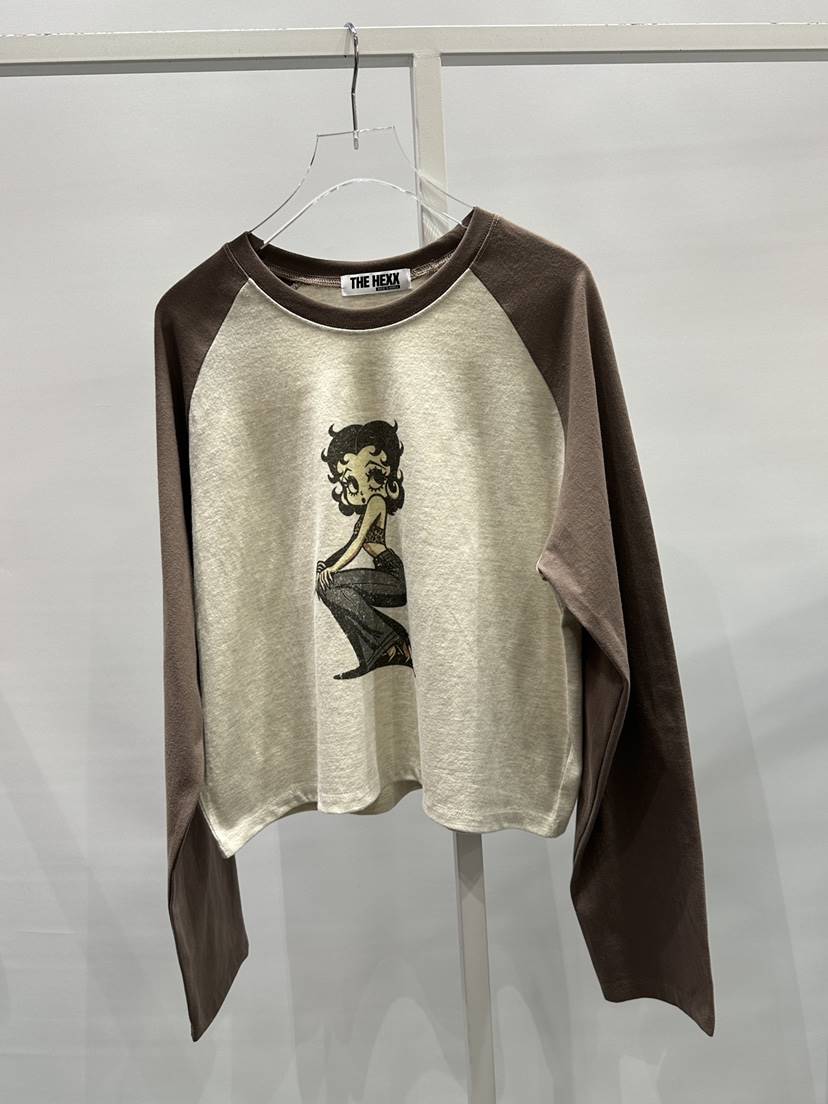 HEXX東大門㊣直郵女士新款真品職業人氣時尚推薦休閑長袖T恤THE HEXX長袖T恤