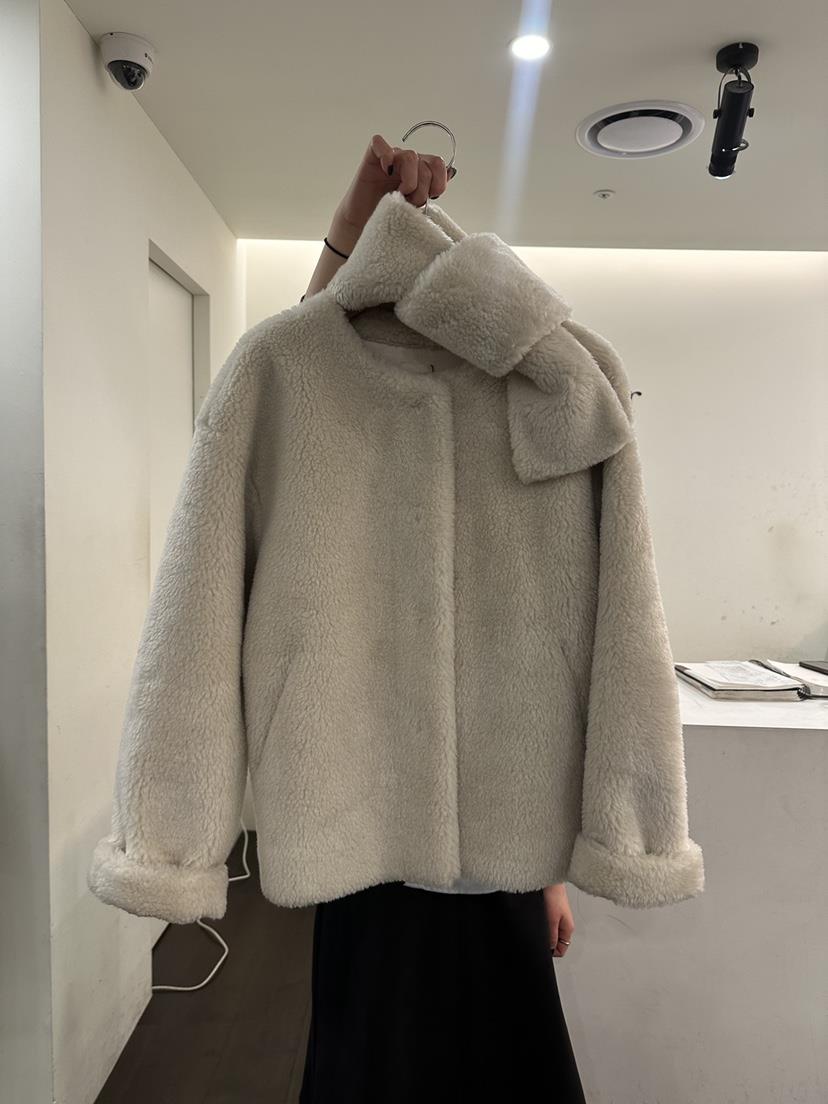 YOUR-P東大門㊣實拍女裝新品人氣熱賣推薦真品短款大衣含圍巾YOUR-P短款大衣