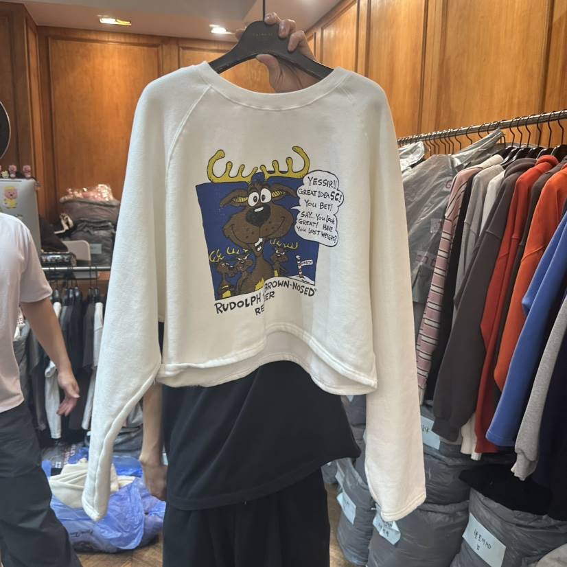 GARMENT-P東大門㊣實拍女裝新款推薦時尚熱賣衛衣天鵝絨加絨GARMENT衛衣