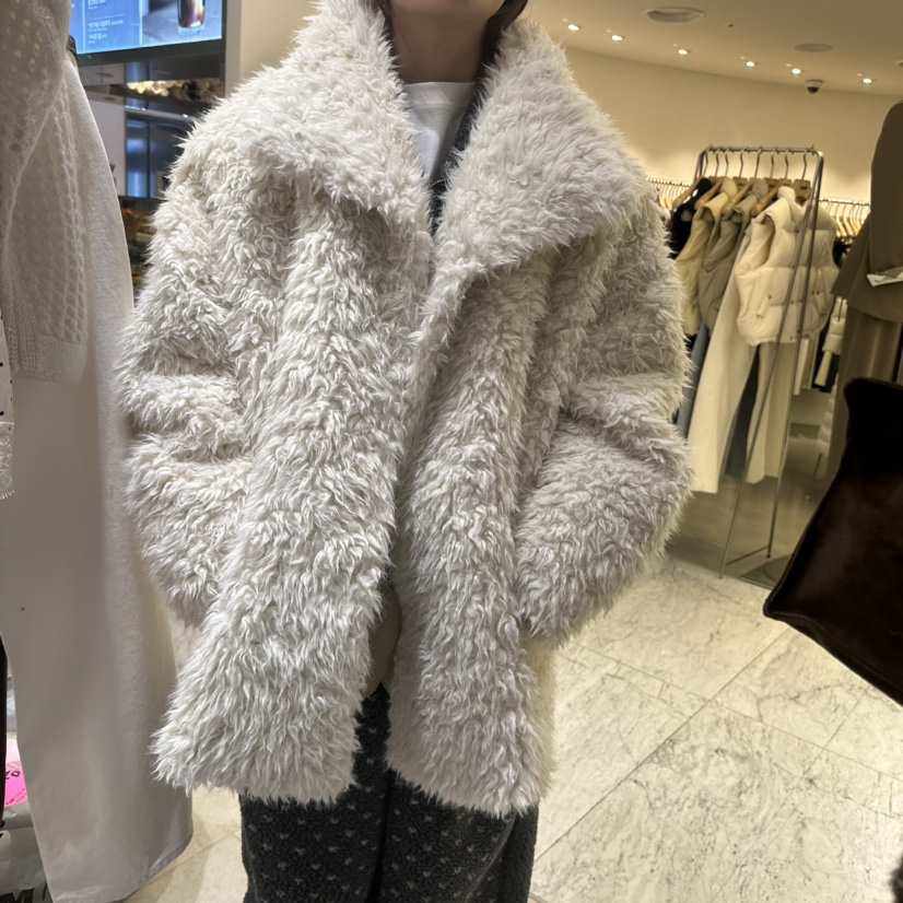 MIXXIN東大門㊣代購女士新款時尚25秋冬職業推薦人氣短款大衣MIXXIN短款大衣