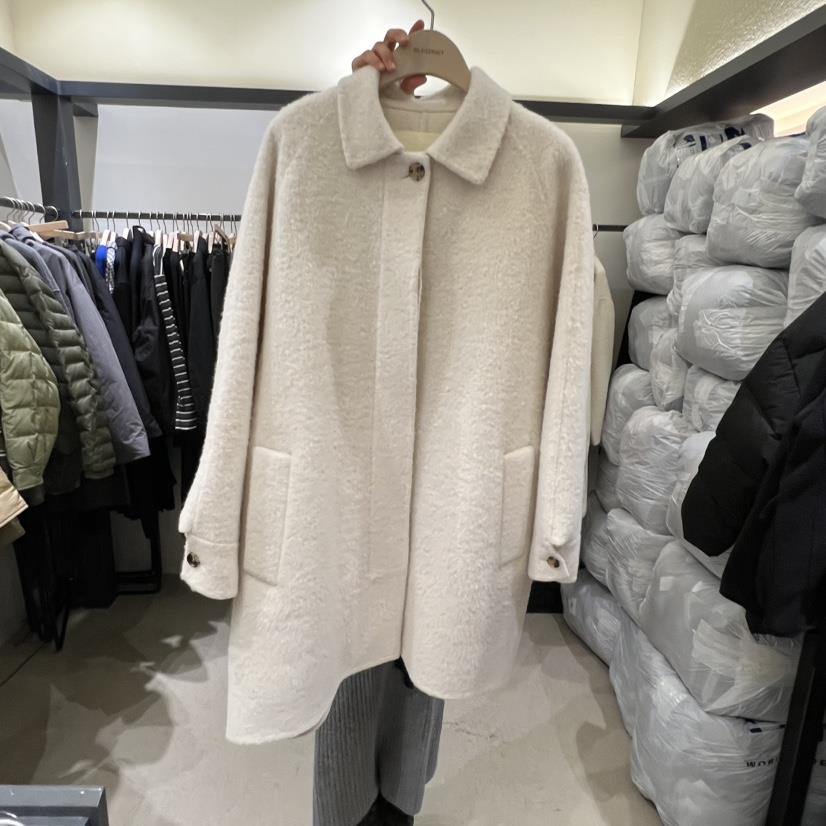 SELF SERVICE東大門㊣直郵女裝新款25秋冬休閑職業中長款大衣SELF SERVICE中長款大衣