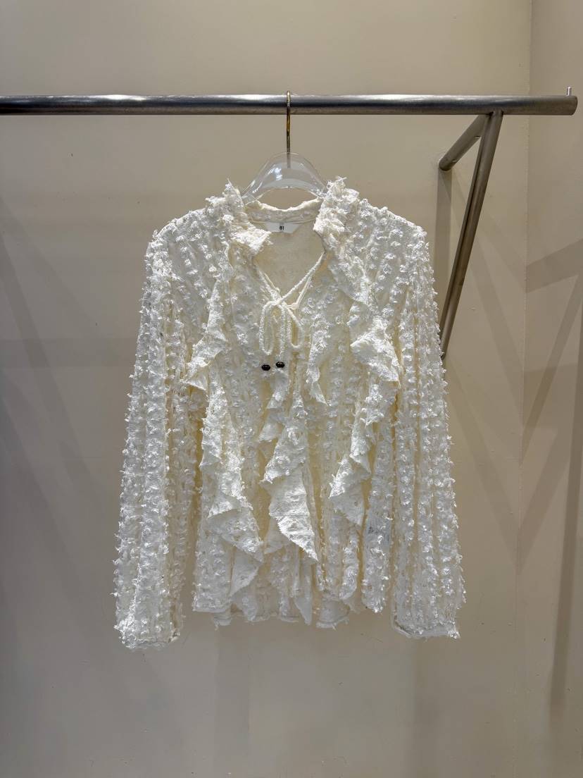 81 MARKET-L韓國直郵㊣女裝新款熱賣真品職業時尚襯衫蕾絲衫81 MARKET-L襯衫/蕾絲衫