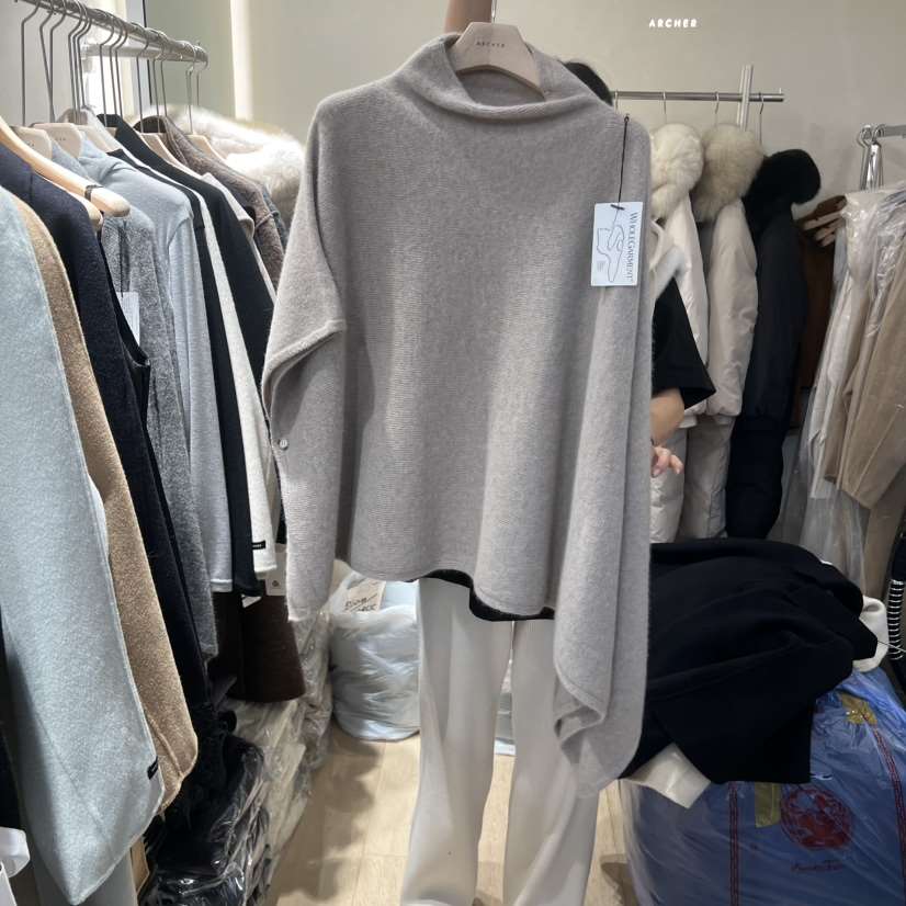 ARCHER東大門㊣直郵女裝新款職業休閑真品熱賣針織衫羊毛披肩ARCHER針織衫