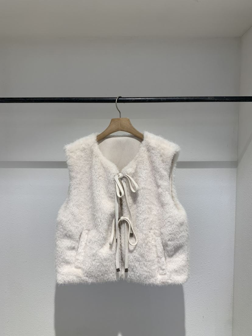 IR BIEN/BIENBIEN東大門㊣直郵女裝新品職業馬甲毛皮雙面IR BIEN/BIENBIEN馬甲