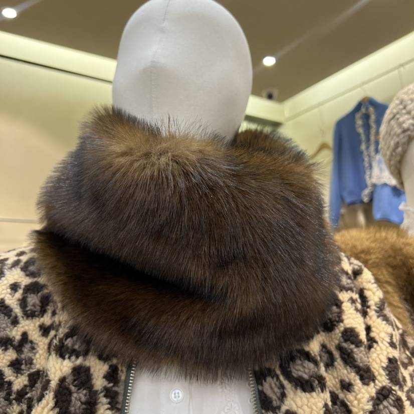 J PEAK/BY FLOW韓國代購㊣女裝新款職業圍巾披肩保暖貂皮J PEAK圍巾/披肩