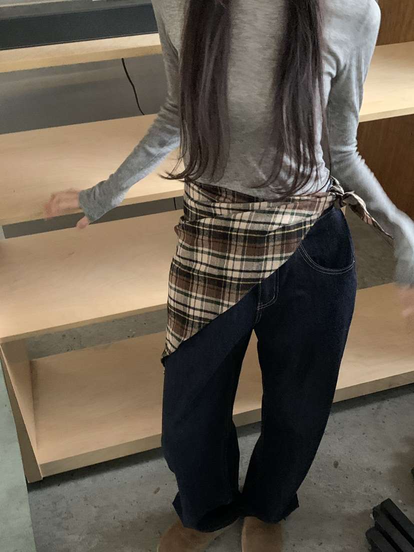 LOGARDEN韓國直郵㊣女裝新款熱賣25秋冬職業推薦休閑圍巾披肩LO GARDEN圍巾/披肩