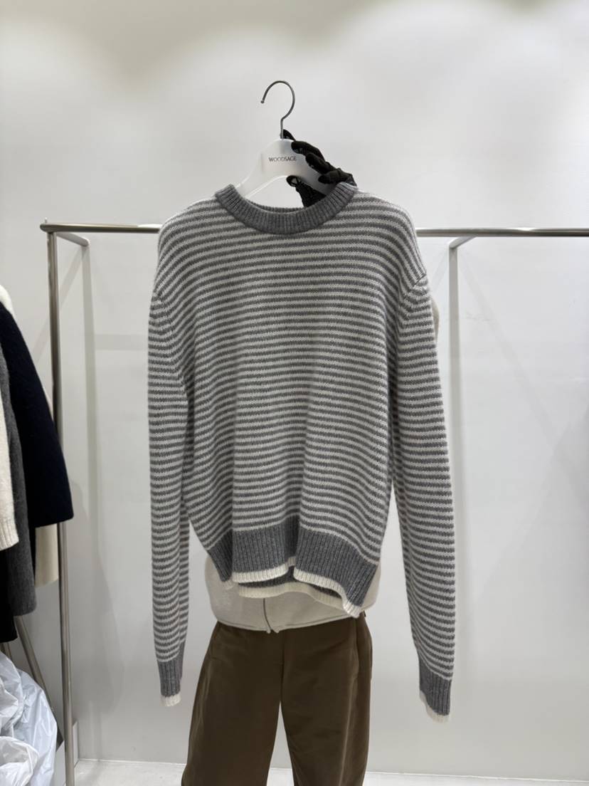 WOOD SAGE韓國直郵㊣女裝新款休閑人氣職業25秋冬推薦毛衣WOOD SAGE毛衣