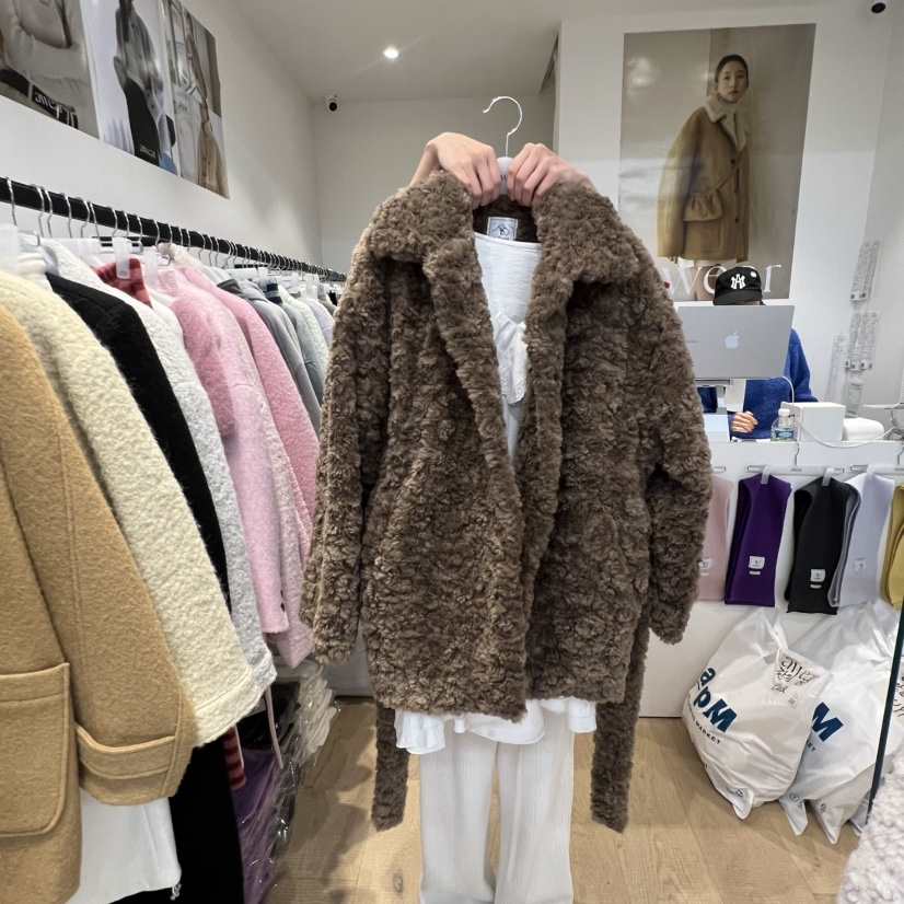 RUMIRU/AWEAR東大門㊣代購女士新款時尚休閑夾克生態毛毛皮awear/RUMIRU夾克