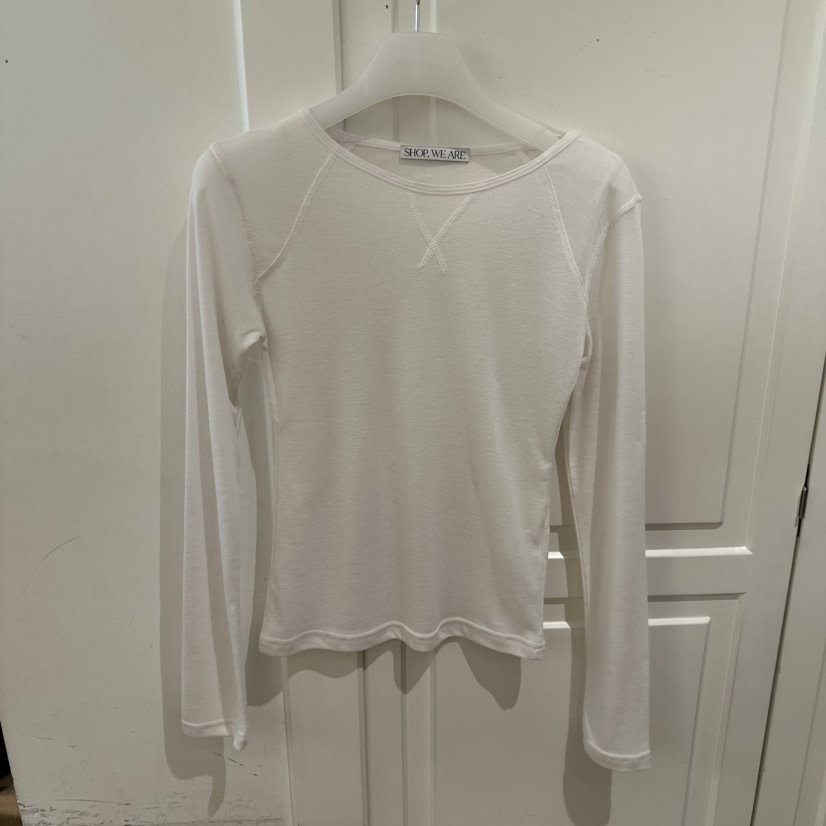 WE ARE/WELOVER韓國直郵㊣女士新品時尚真品職業25秋冬長袖T恤SHOP_WE ARE長袖T恤