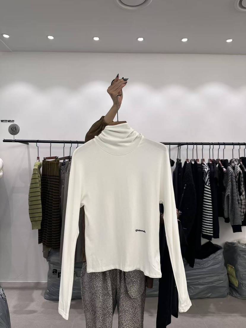 WATERMELON東大門㊣代購女士新品真品25秋冬時尚長袖T恤圍巾WATER MELON長袖T恤