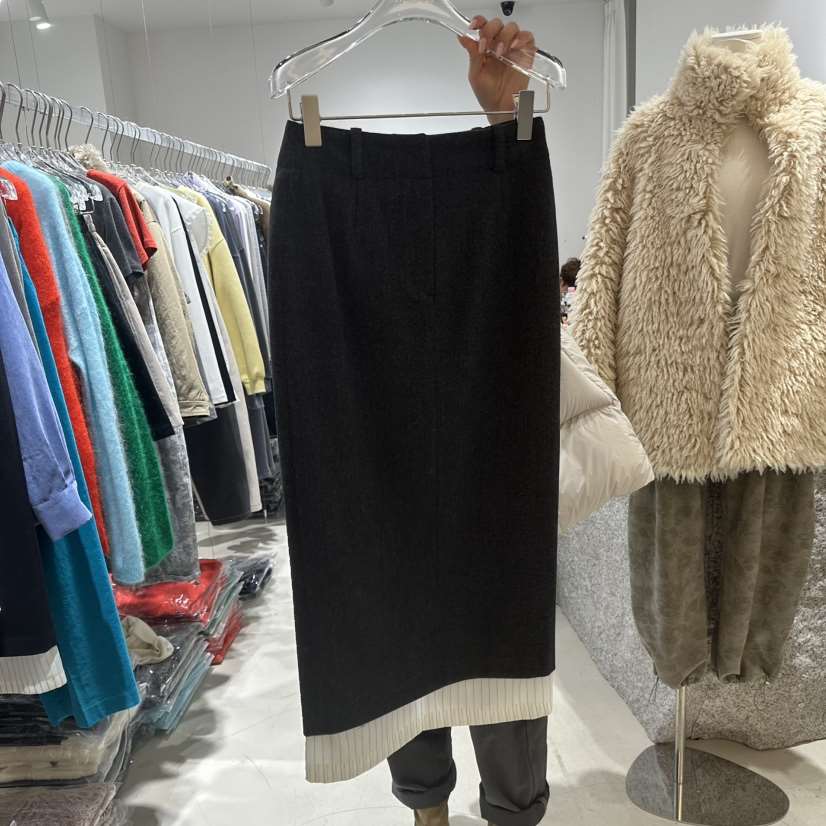 NEROLI 36韓國代購㊣女士新品熱賣休閑25秋冬推薦人氣長裙NEROLI 36長裙