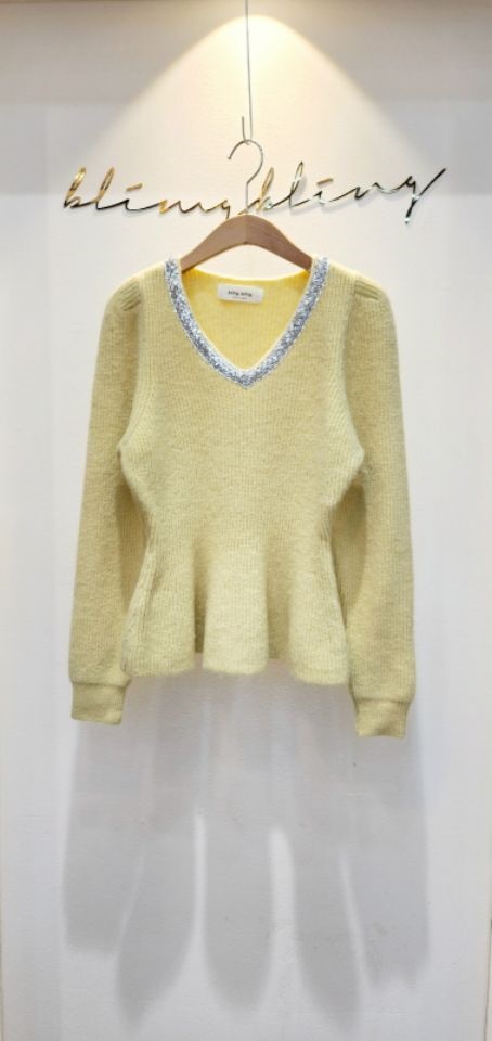 BLING BLING-S東大門㊣代購女裝新品25秋冬休閑時尚針織衫BLING BLING-S針織衫