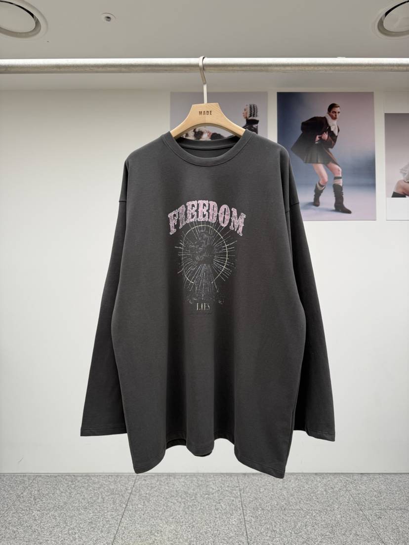 MADE-P韓國直郵㊣女裝新款休閑真品時尚人氣推薦職業長袖T恤MADE-P長袖T恤