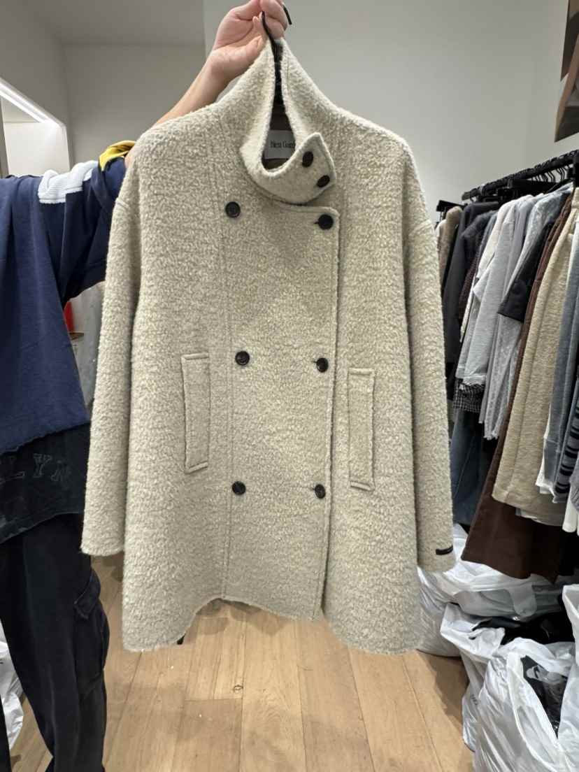 BIEN GARDER韓國代購㊣女裝新品熱賣時尚休閑職業短款大衣BIEN GARDER短款大衣