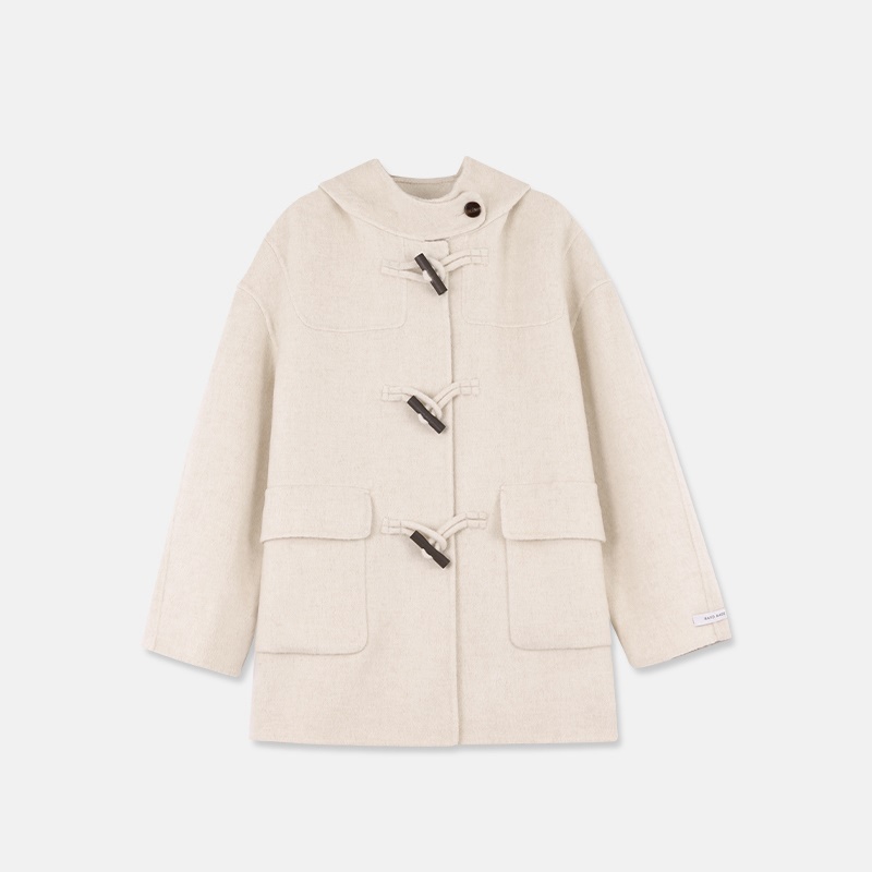 HER韓國直郵㊣女裝新品真品熱賣休閑推薦時尚人氣中長款大衣HANNA21中長款大衣