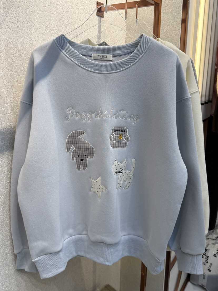 SYMBOL東大門㊣實拍女士新品25秋冬真品職業推薦人氣熱賣衛衣SYMBOL衛衣