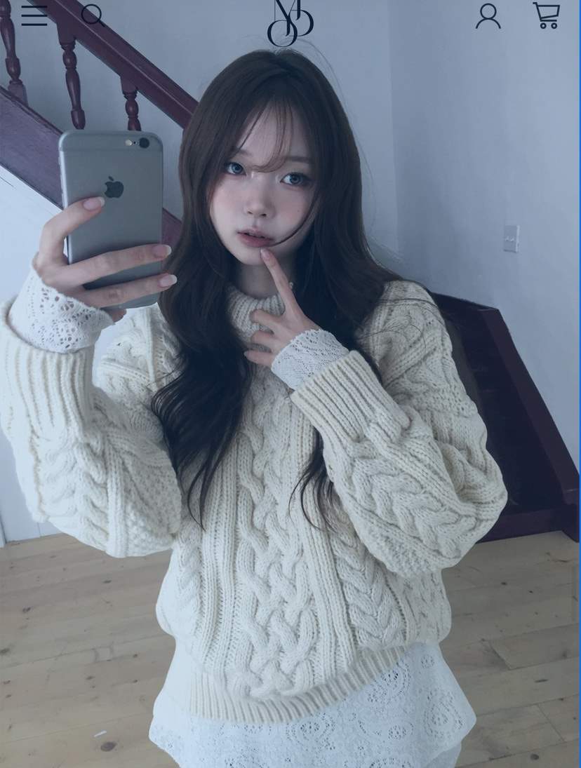 KSUBI韓國代購㊣女士新款熱賣25秋冬職業休閑時尚推薦針織衫KSUBI針織衫