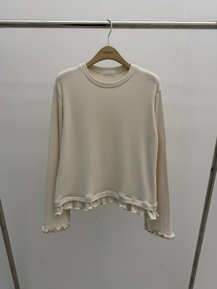 LOVABLE韓國直郵㊣女士新品25秋冬人氣時尚職業推薦長袖T恤LOVABLE長袖T恤