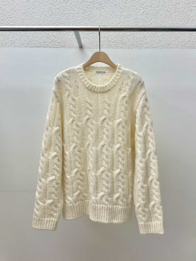 ROMANTICIZE韓國代購㊣女士新品真品25秋冬推薦職業時尚毛衣ROMANTICIZE毛衣