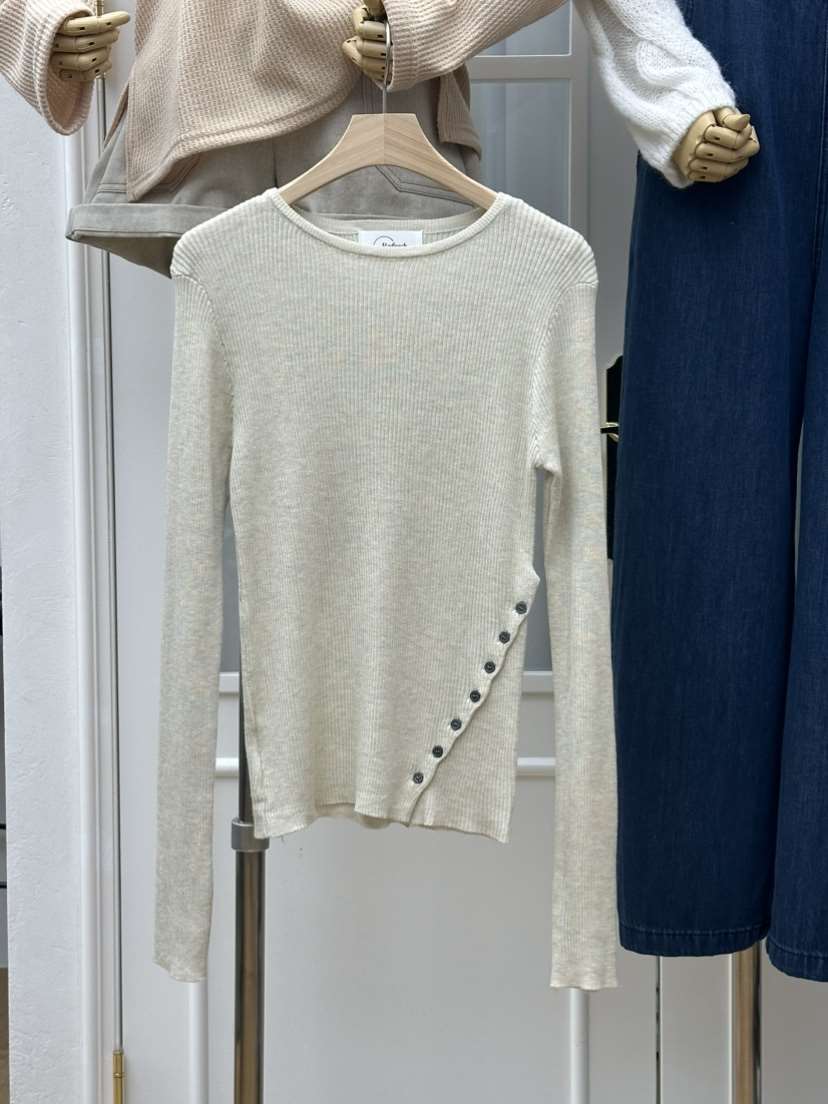 RE:FRESH-L韓國代購㊣女裝新品25秋冬時尚休閑熱賣職業針織衫RE:FRESH針織衫