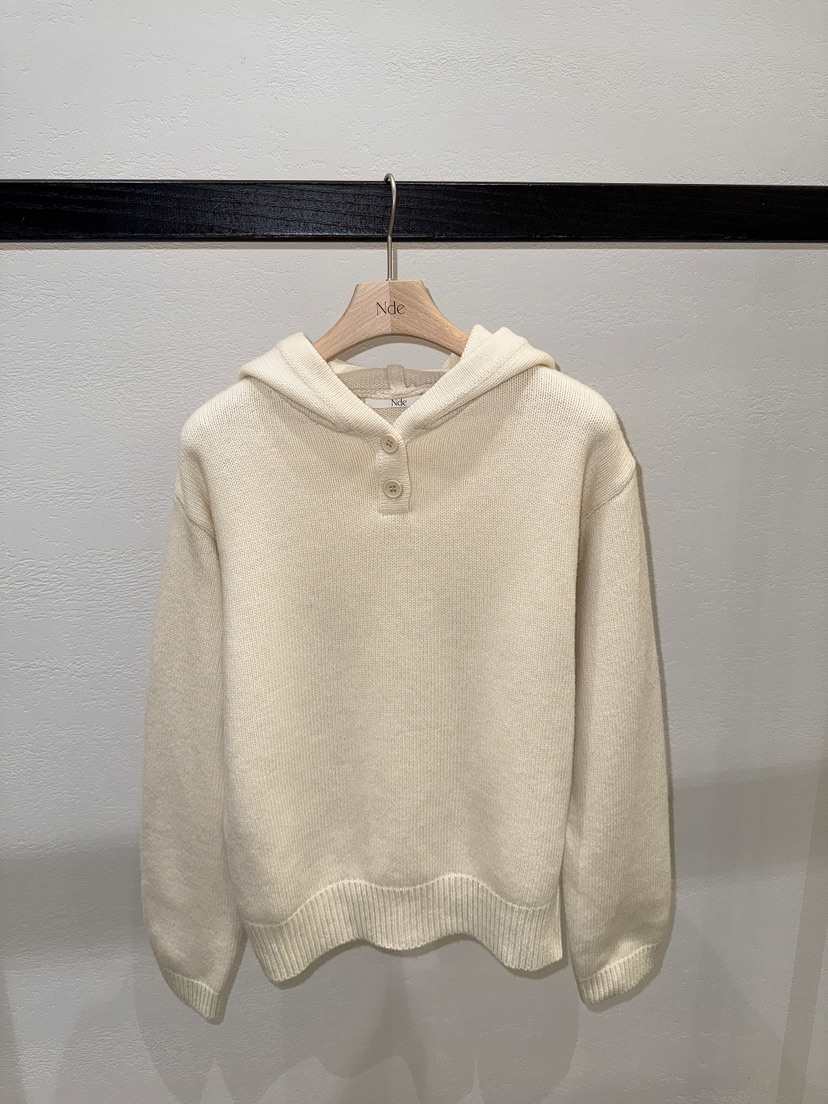 NDE東大門㊣代購女士新款推薦職業人氣熱賣針織衫連帽針織衫NDE針織衫