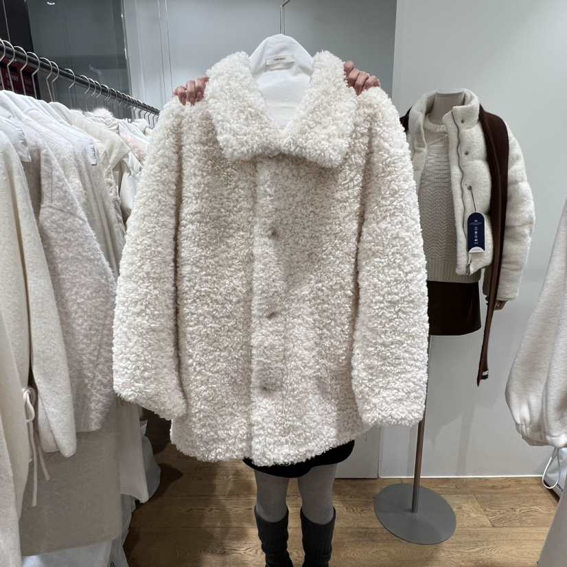 VERVEINE東大門㊣直郵女士新款時尚真品推薦短款大衣兩面穿VERVEINE短款大衣