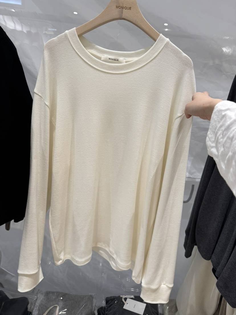 MONIQUE東大門㊣實拍女士新品職業人氣真品25秋冬時尚長袖T恤MONIQUE長袖T恤