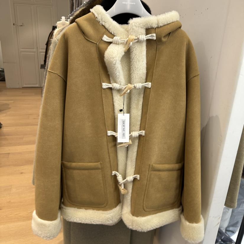 WE ARE/WELOVER東大門㊣實拍女裝新品25秋冬短款大衣羊毛SHOP_WE ARE短款大衣