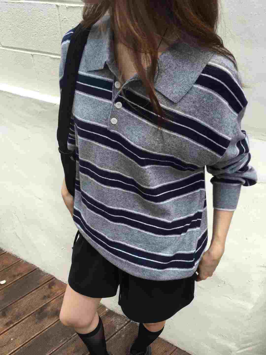 WEARME韓國代購㊣女士新款人氣真品25秋冬休閑推薦職業針織衫WEARME針織衫