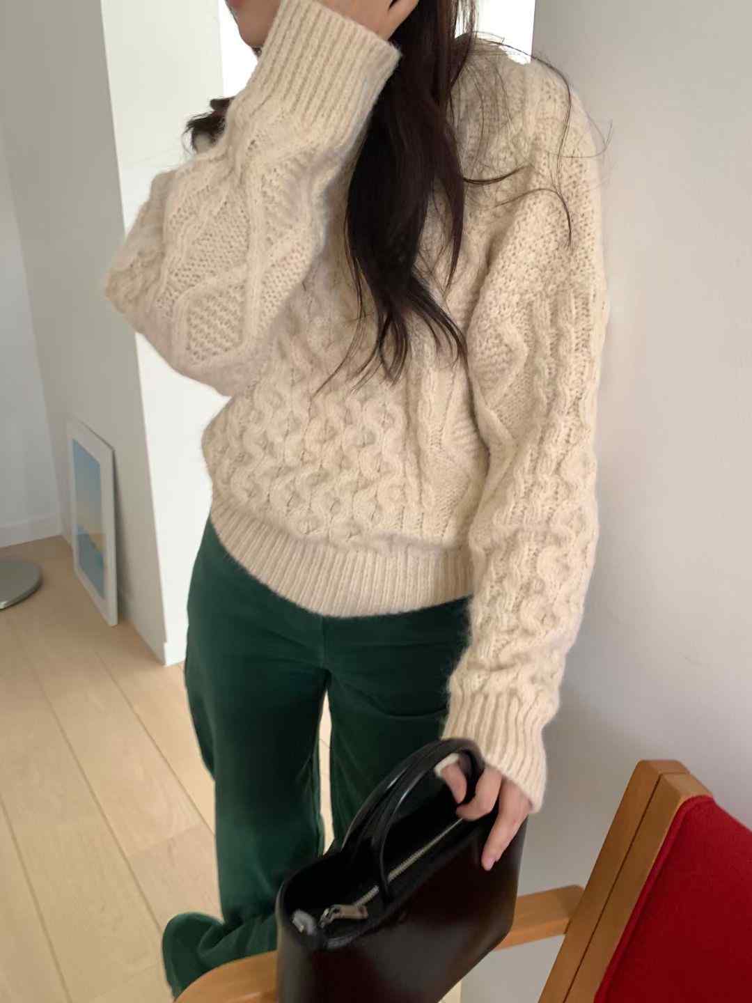 WEARME韓國直郵㊣女裝新款真品25秋冬休閑時尚人氣推薦毛衣WEARME毛衣