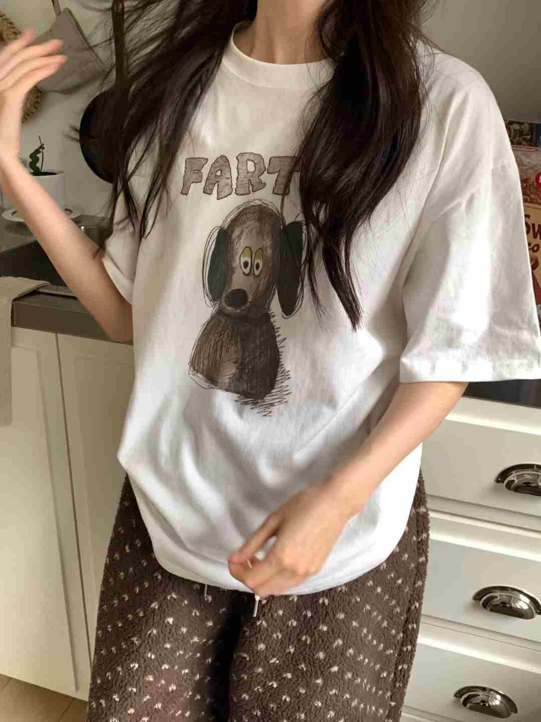 WEARME東大門㊣實拍女士新款人氣休閑真品推薦25秋冬熱賣T恤WEARMET恤