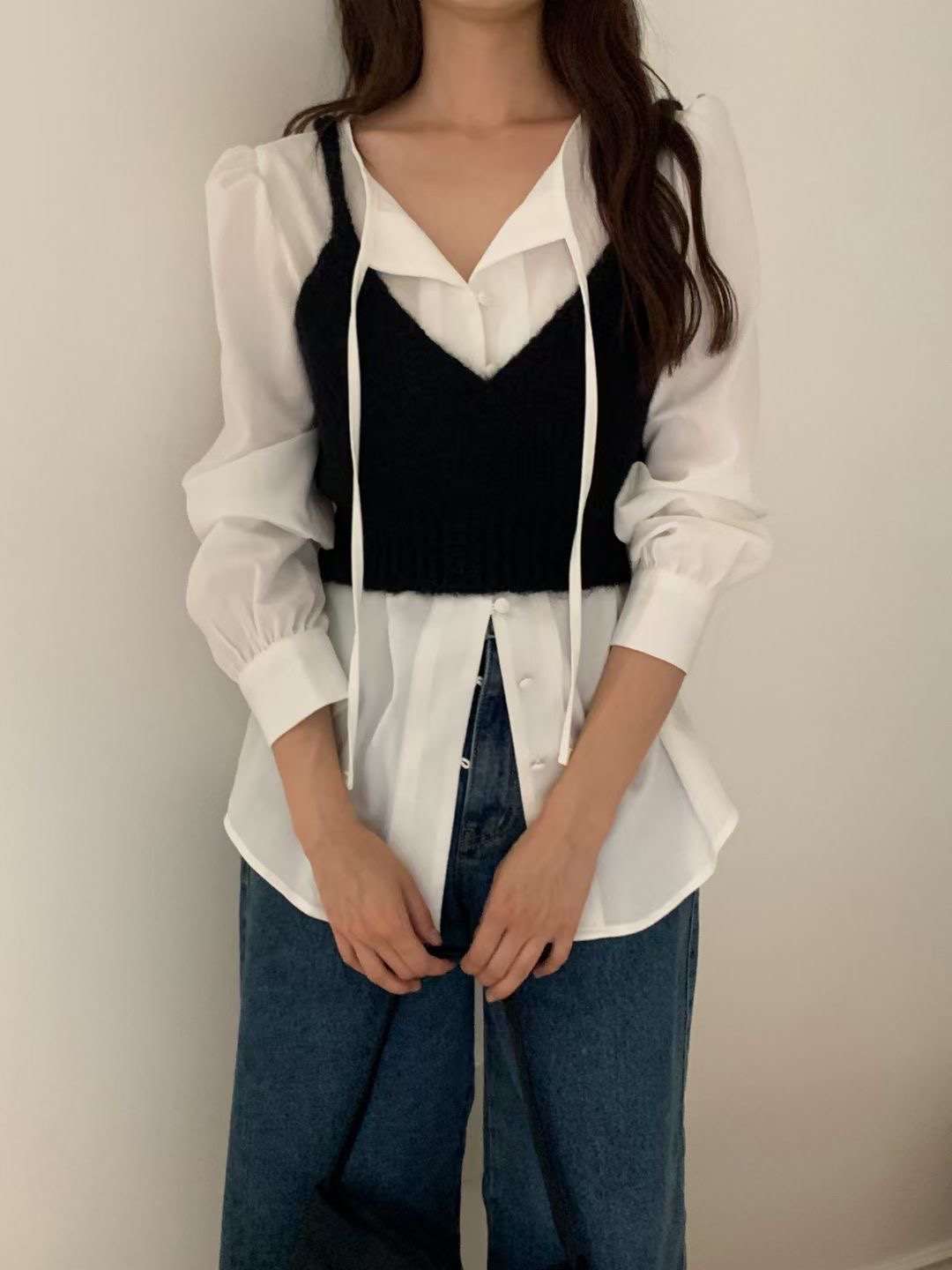 WEARME韓國直郵㊣女士新品25秋冬休閑熱賣吊帶背心不含內搭WEARME吊帶/背心