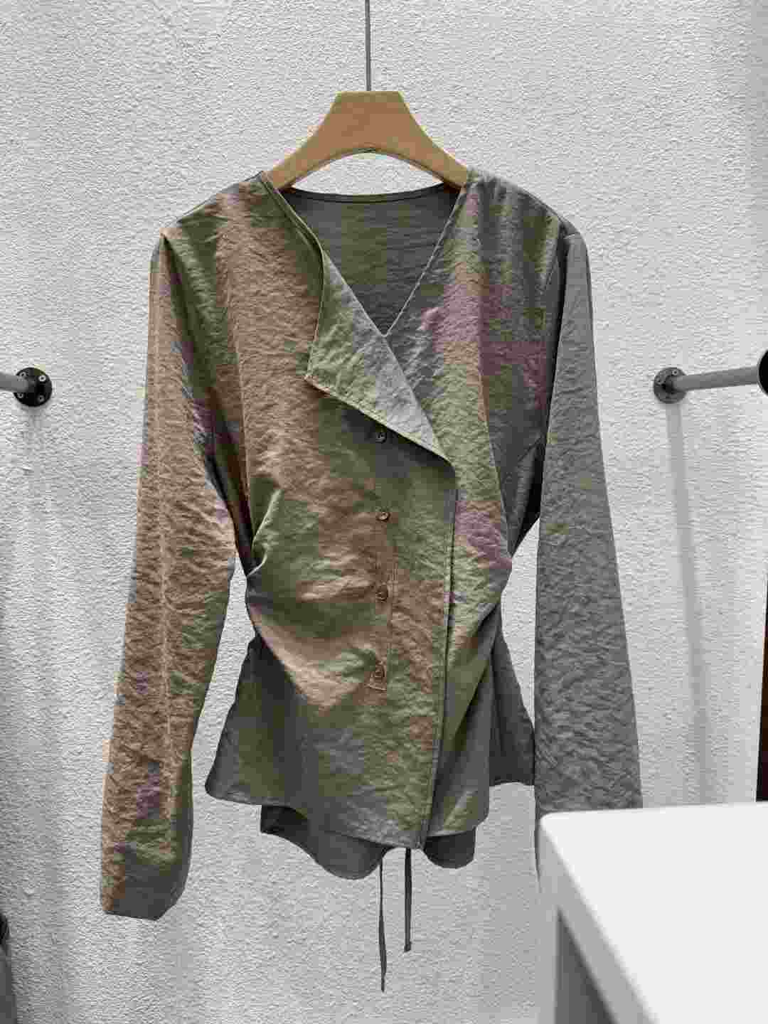 HARA韓國直郵㊣女士新品人氣25秋冬真品職業時尚襯衫蕾絲衫HARA襯衫/蕾絲衫