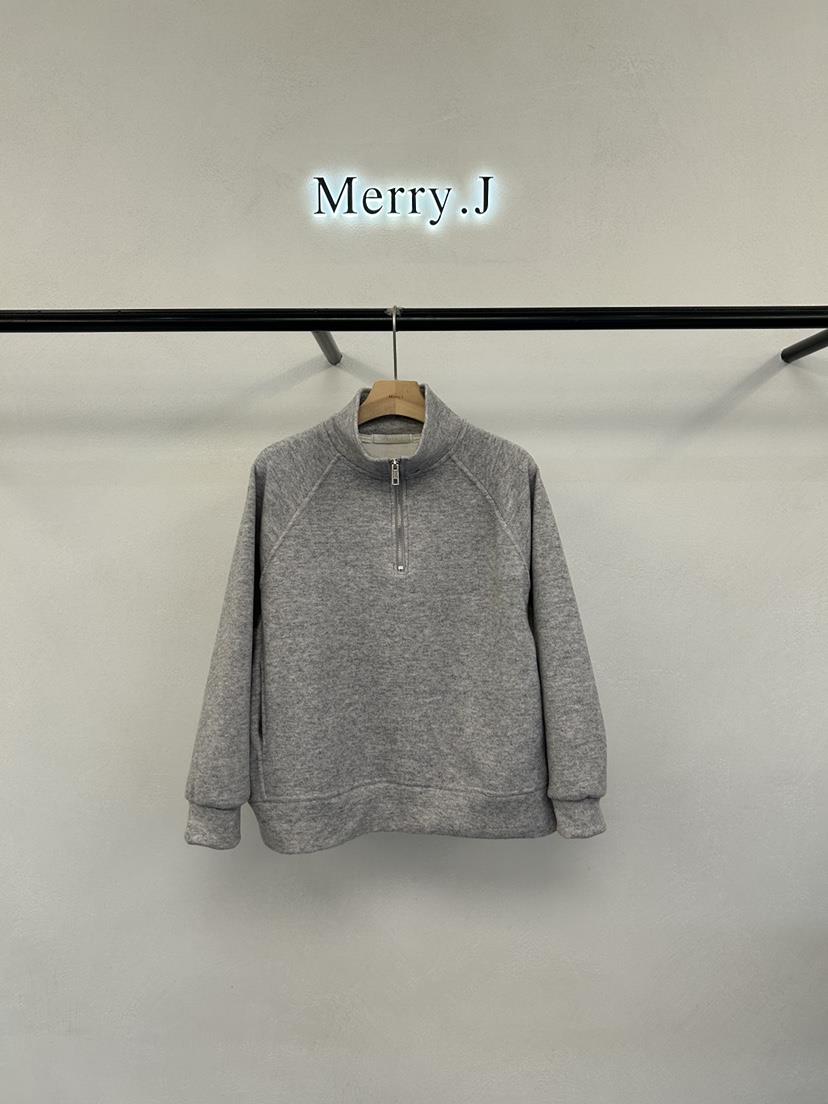 MERRY-J東大門㊣實拍女士新款時尚熱賣人氣推薦休閑衛衣拉鏈MERRY-J衛衣