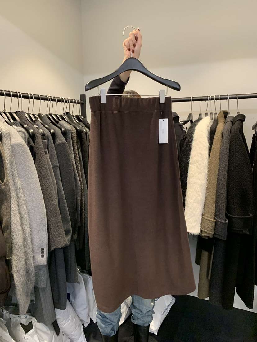 FORTH東大門㊣代購女士新品25秋冬職業時尚真品休閑長裙羊毛FORTH長裙