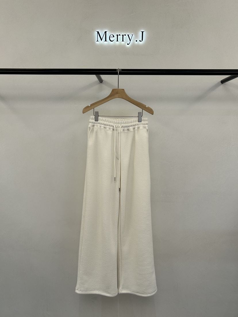 MERRY-J東大門㊣實拍女士新品休閑職業25秋冬休閑褲泰迪熊連帽MERRY-J休閑褲