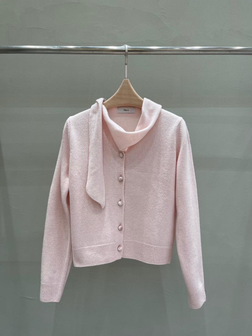 THE MUI東大門㊣代購女裝新品真品休閑職業針織衫系帶開衫THE MUI針織衫