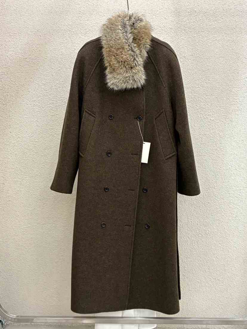 MWE韓國直郵㊣女裝新品時尚25秋冬熱賣真品中長款大衣含腰帶MWE中長款大衣