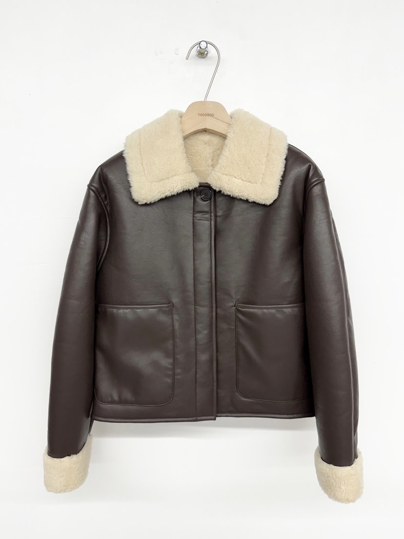 TOOGOOD東大門㊣直郵女士新款時尚職業休閑熱賣推薦25秋冬皮衣TOOGOOD皮衣