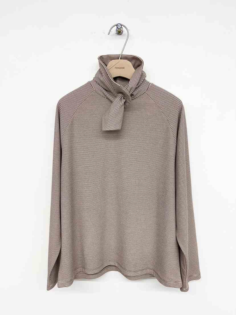 TOOGOOD東大門㊣代購女裝新款職業休閑推薦人氣長袖T恤圍巾TOOGOOD長袖T恤