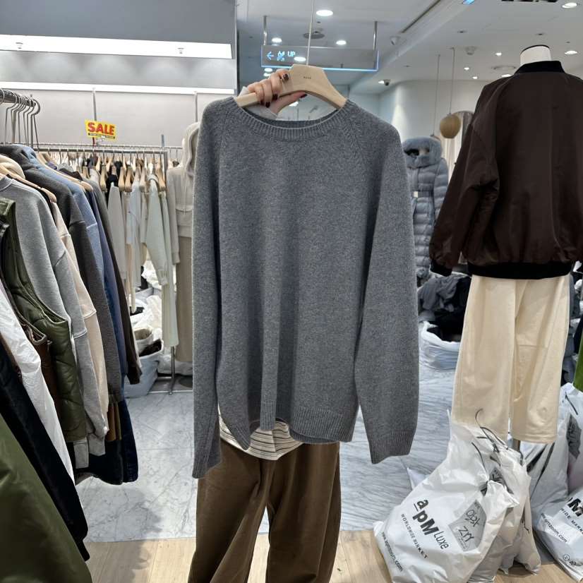 REVE-L東大門㊣直郵女裝新款25秋冬時尚真品職業推薦針織衫REVE-L針織衫