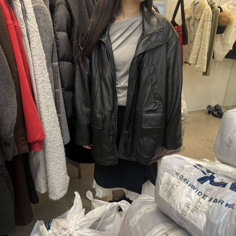 BETTER東大門㊣直郵女裝新款真品25秋冬職業推薦熱賣夾克貂皮BETTER夾克