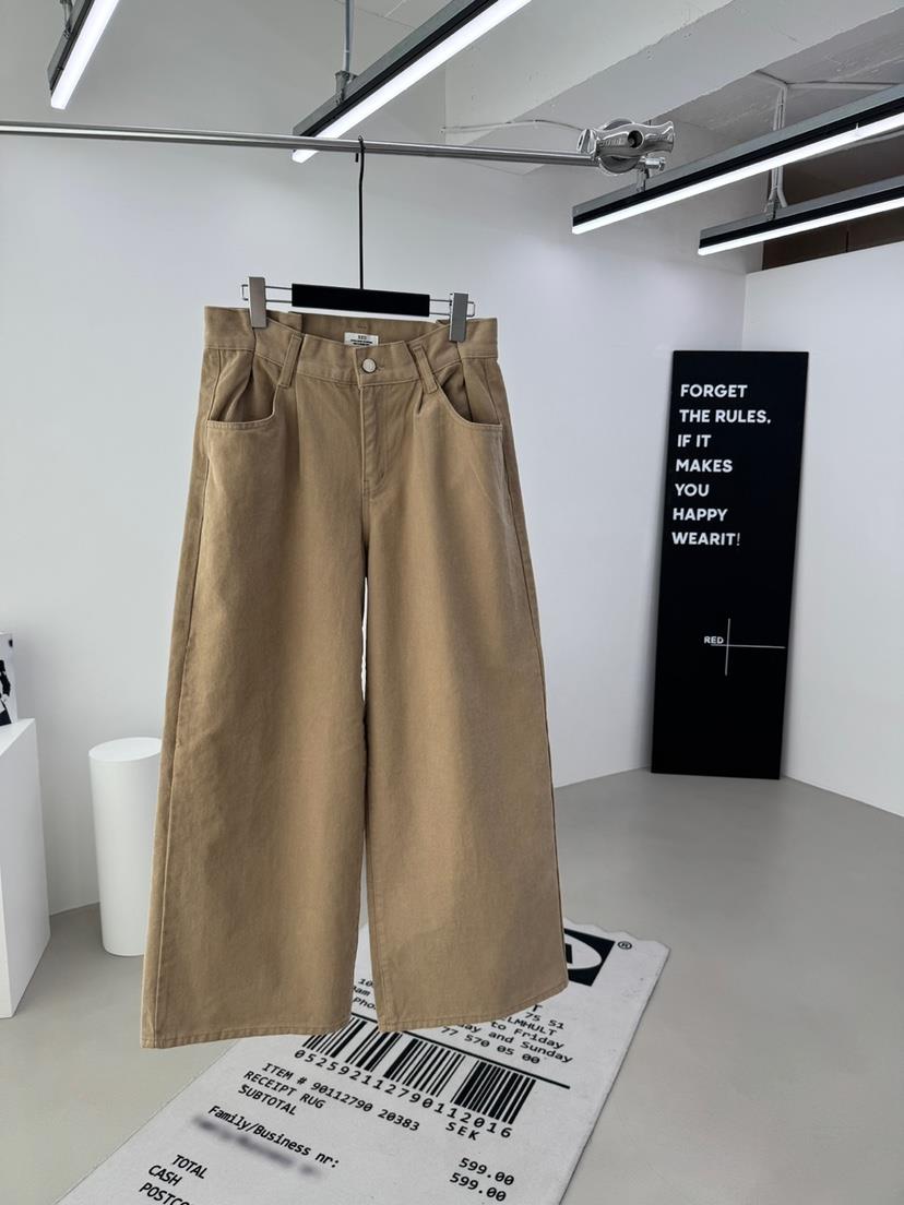 RED-A東大門㊣直郵女裝新品時尚人氣推薦熱賣真品牛仔褲褶裥RED-A牛仔褲